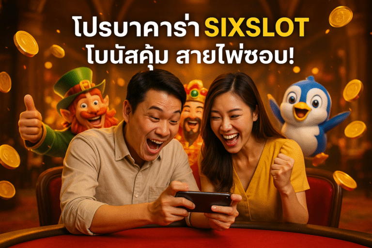 โปรบาคาร่า SIXSLOT โบนัสคุ้ม สายไพ่ชอบ!