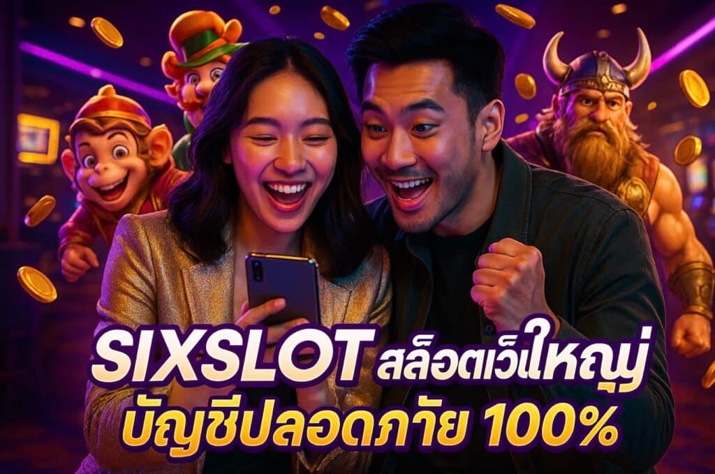 SIXSLOT สล็อตเว็บใหญ่ บัญชีปลอดภัย 100%